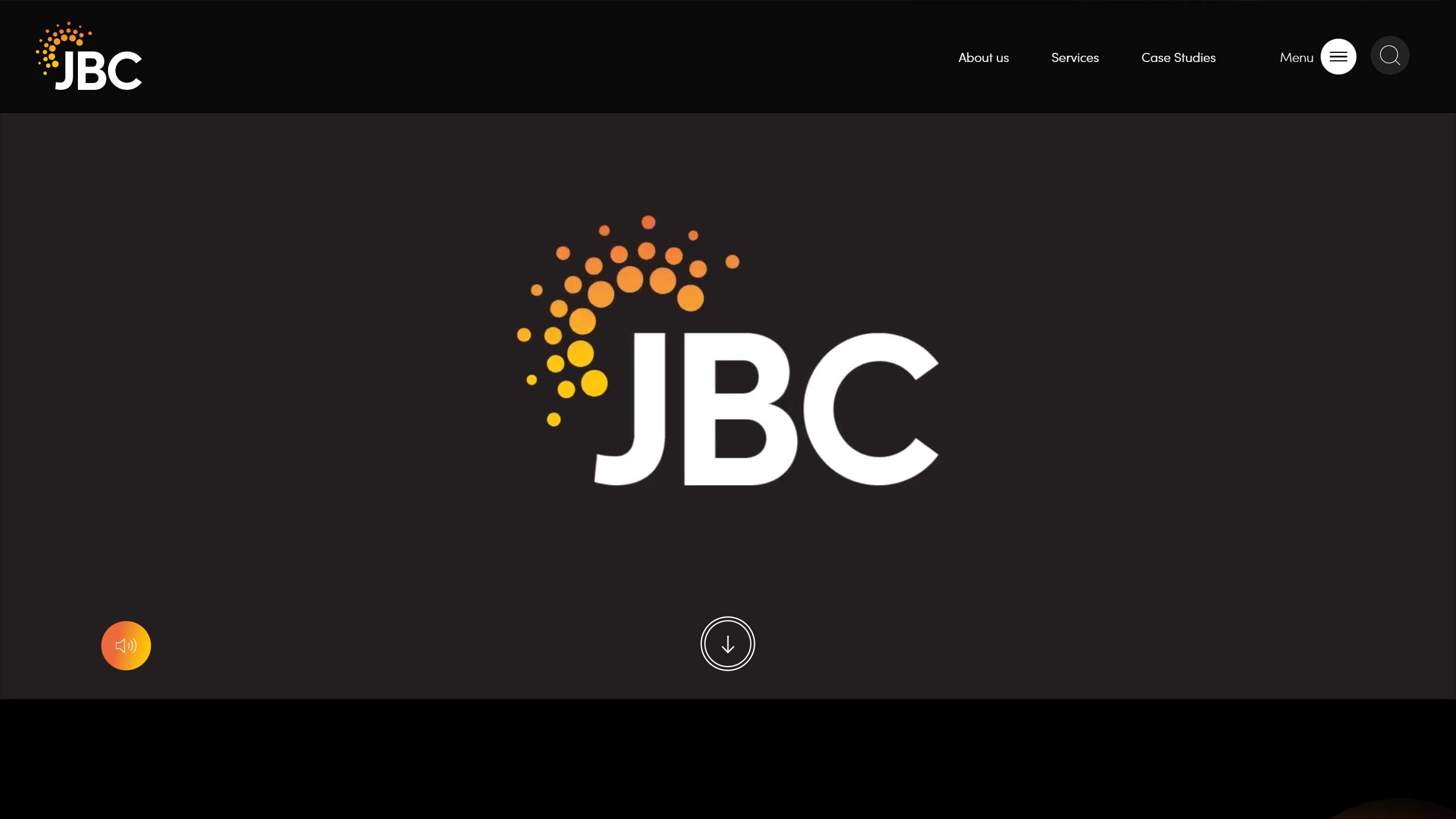 Screenshot of the JBC website